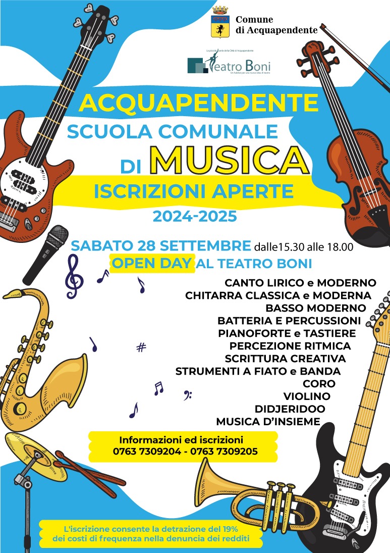 Open Day della Scuola Comunale di Musica